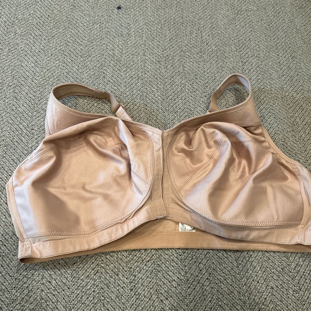 GLAMORISE Cafe Posture Back Support Wire-Free Bra, Size 46DD, NWOT